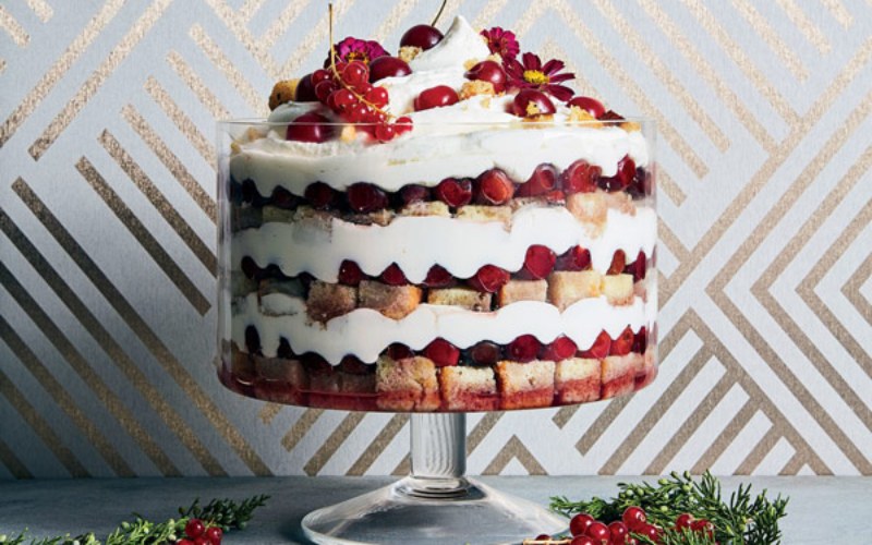 Trifle - món tráng miệng Giáng sinh