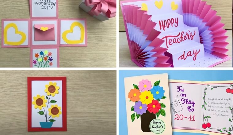 15 cách làm thiệp 20/11 đơn giản, đẹp và sáng tạo tại nhà