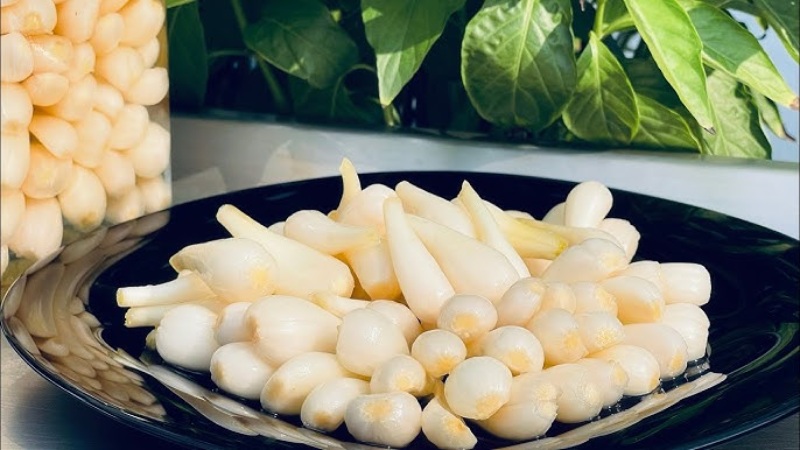 Mẹo để củ kiệu trắng giòn, không bị úng