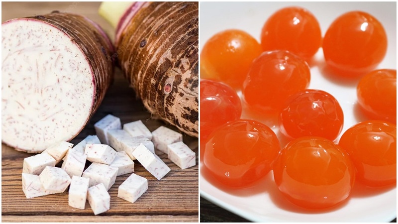Nguyên liệu làm món bánh trung thu mochi