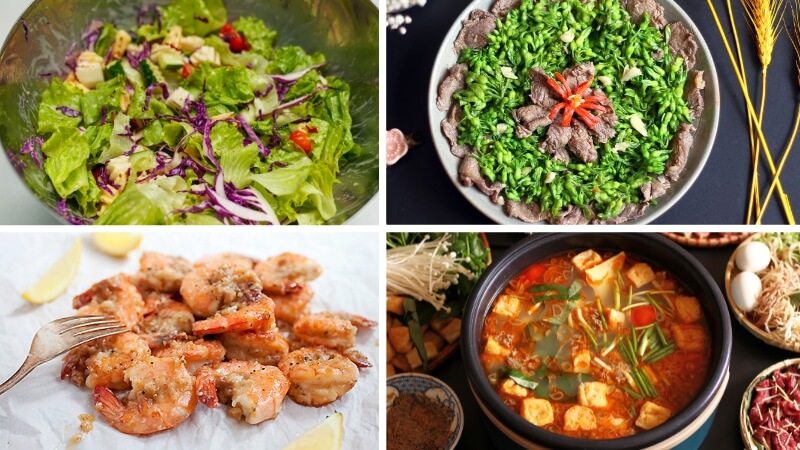 Thực đơn đãi khách kiểu hiện đại, có món lẩu Thực đơn đãi khách kiểu hiện đại, có món lẩu