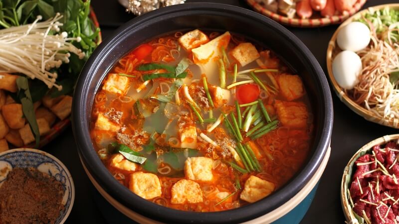Lẩu riêu cua bắp bò Lẩu riêu cua bắp bò