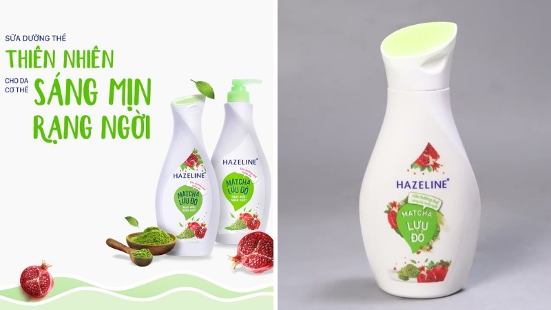 Bao bì sữa dưỡng thể Hazeline