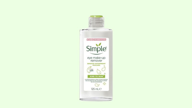 Nước tẩy trang mắt môi Simple Kind To Skin Eye Make Up Remover