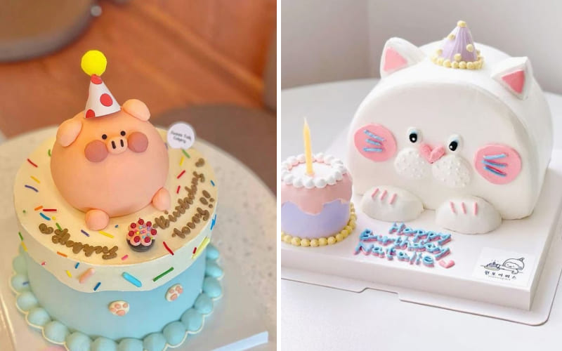 Bánh chú heo hồng cho bé xinh yêu