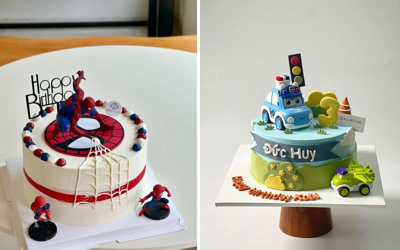 Lưu ý khi chọn bánh sinh nhật cho bé trai