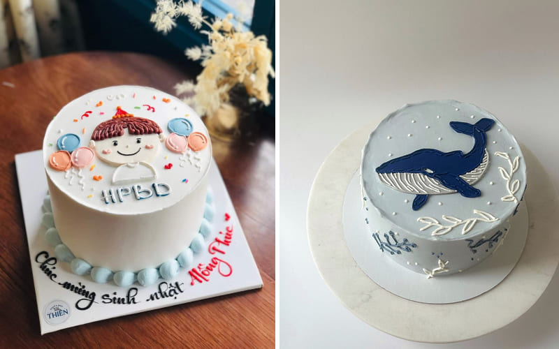 Bánh bé trai đáng yêu