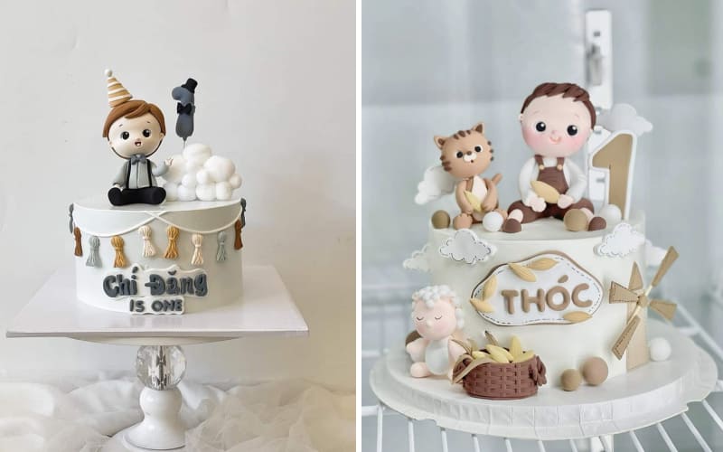 Bánh smash cake nhỏ xinh dễ cầm nắm