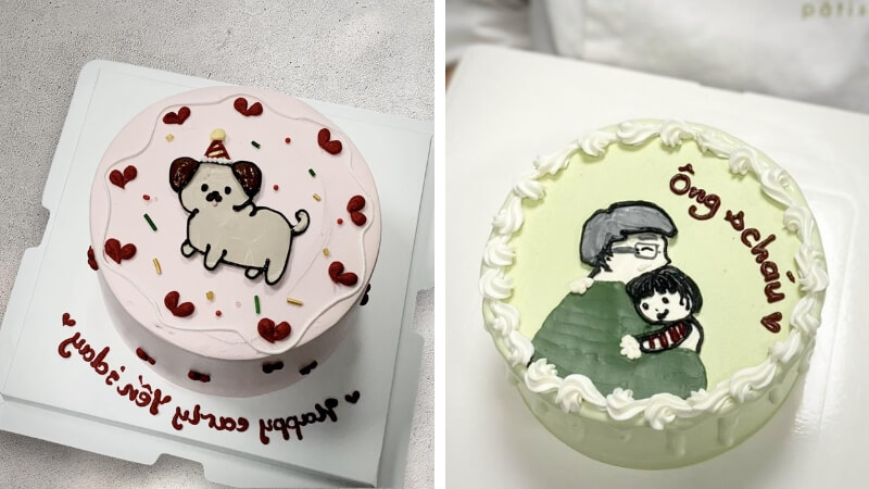 Bánh kem và tình yêu của gia đình