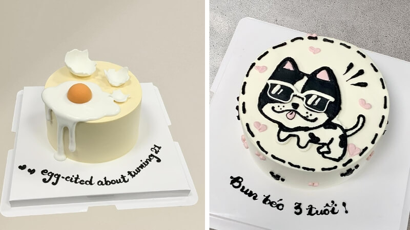 Bánh kem là món quà đầu tiên của tuổi thơ