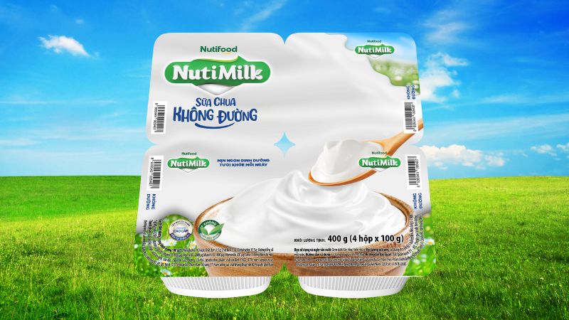 Sữa chua ăn không đường Nutimilk