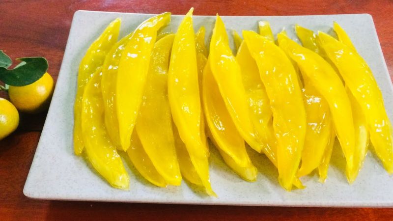 Bí quyết để mứt xoài ngon mà không cần nước vôi trong