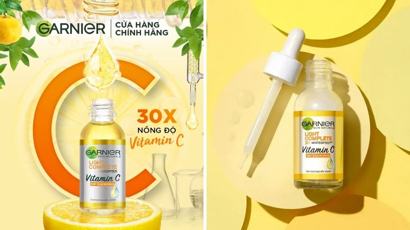 Tinh chất Garnier Light Complete 30X Vitamin C Booster
