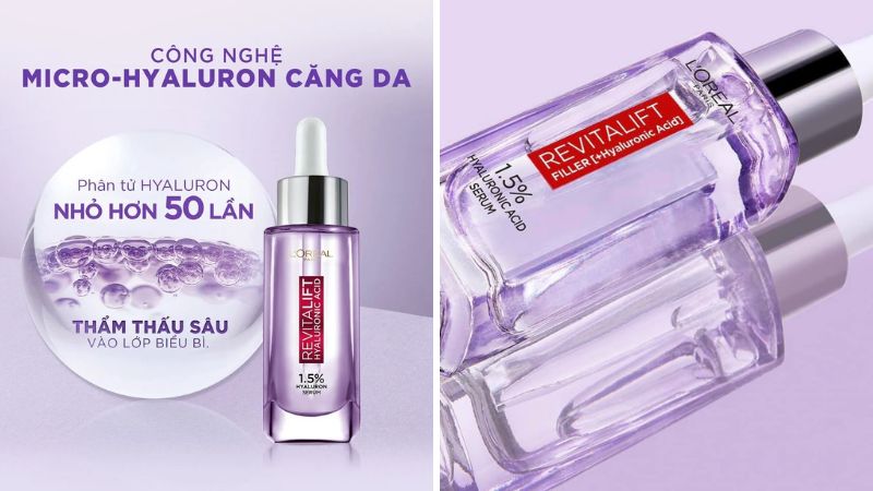 Serum L'Oreal Revitalift 1.5% Hyaluronic Acid dưỡng ẩm