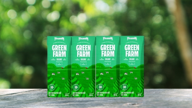 Sữa tươi tiệt trùng Vinamilk Green Farm Organic