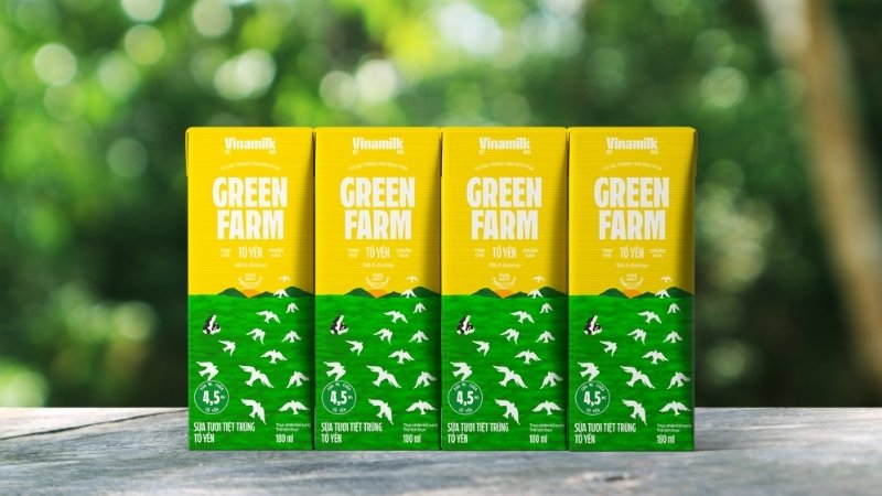 Sữa tươi tiệt trùng Vinamilk Green Farm Tổ Yến