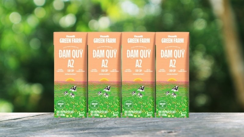 Sữa tươi tiệt trùng Vinamilk Green Farm A2 Không đường