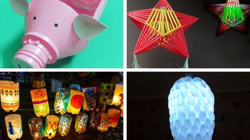 Vì sao nên tự làm lồng đèn Trung thu bằng đồ tái chế