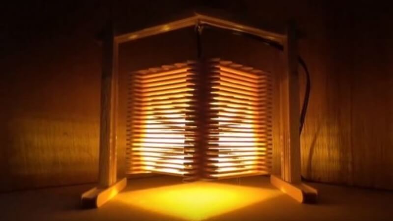 Lồng đèn từ que kem