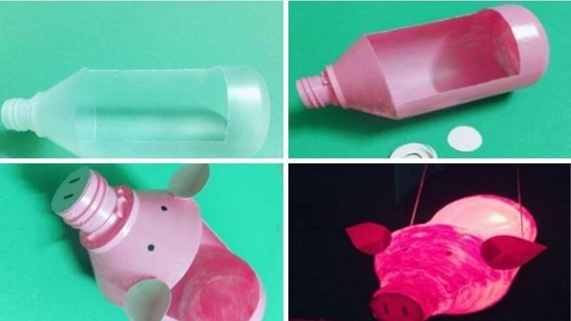 Lồng đèn từ chai nhựa