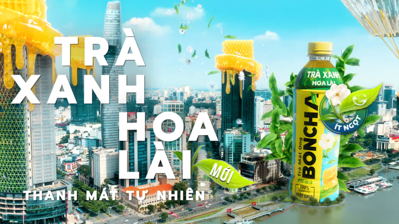 Trà mật ong Boncha hương hoa lài Trà mật ong Boncha hương hoa lài