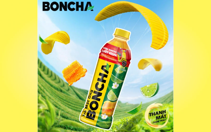 Trà mật ong Boncha vị chanh Trà mật ong Boncha vị chanh
