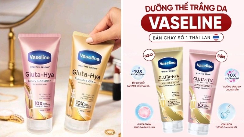 Những lưu ý khi dùng Vaseline Gluta-Hya - Body lotion