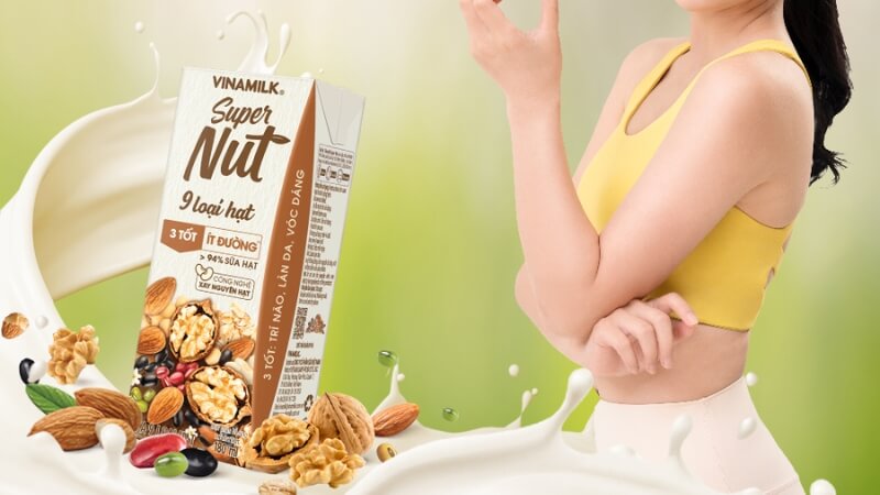 Cách sử dụng sữa 9 loại hạt Vinamilk Super Nut