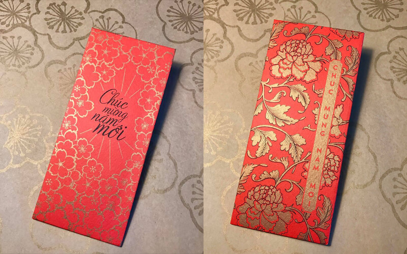 Mẫu bao lì xì in 3D nổi bật