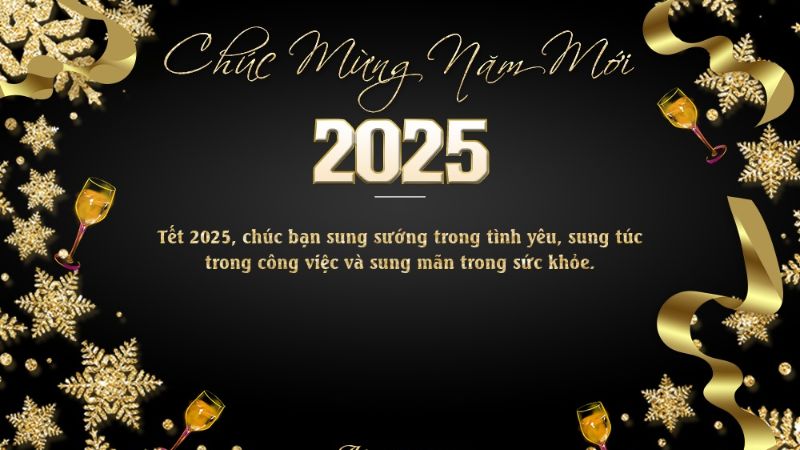 Mẫu thiệp chúc mừng Tết Dương lịch
