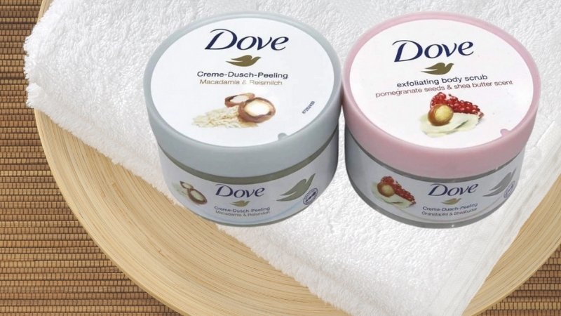 Tẩy tế bào chết Dove được sản xuất tại các nhà máy ở châu Á, châu Âu và Mỹ
