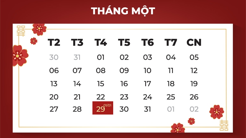 Thời gian của Tết Nguyên đán được tính như thế nào?