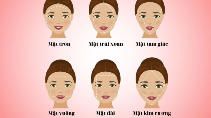 Mỗi dáng mặt có vị trí đánh má riêng giúp tôn lên nét đẹp tự nhiên