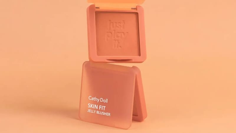 Cathy Doll Skin Fit Jelly Blusher là má hồng dạng kem dạng jelly mềm mại