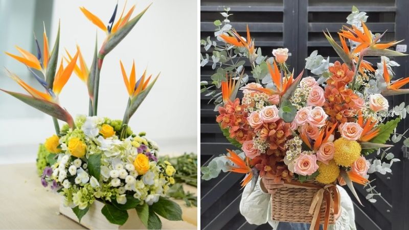 Lẵng hoa sinh nhật cho nam mẫu 2