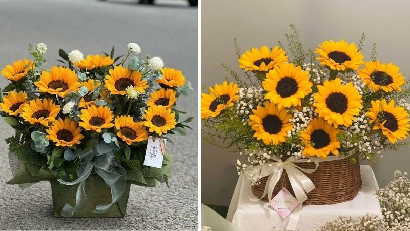 Lẵng hoa sinh nhật cho nam mẫu 5