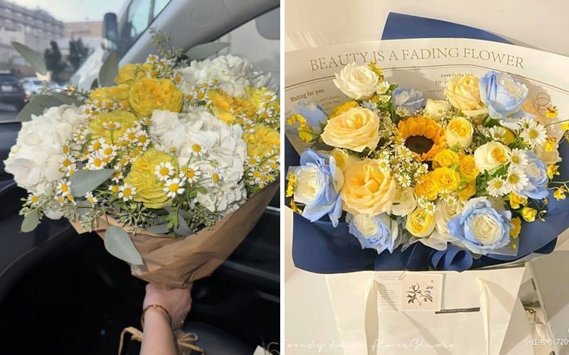 Hòa sắc vàng dịu nhẹ