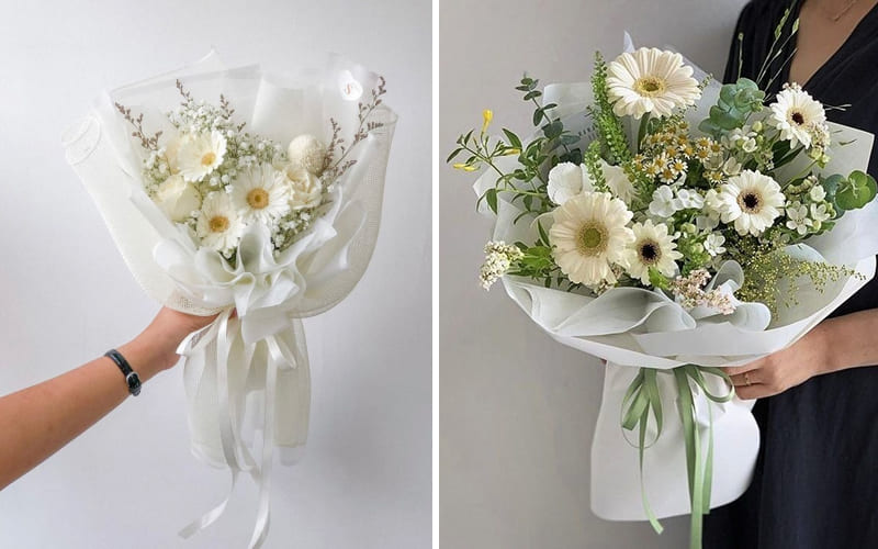 Sắc trắng mang vẻ thanh lịch, thuần khiết