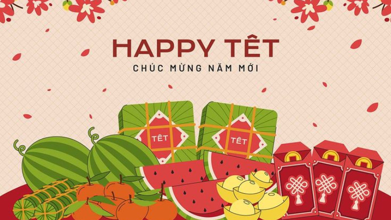 Hình nền máy tính bánh chưng xanh Hình nền máy tính bánh chưng xanh