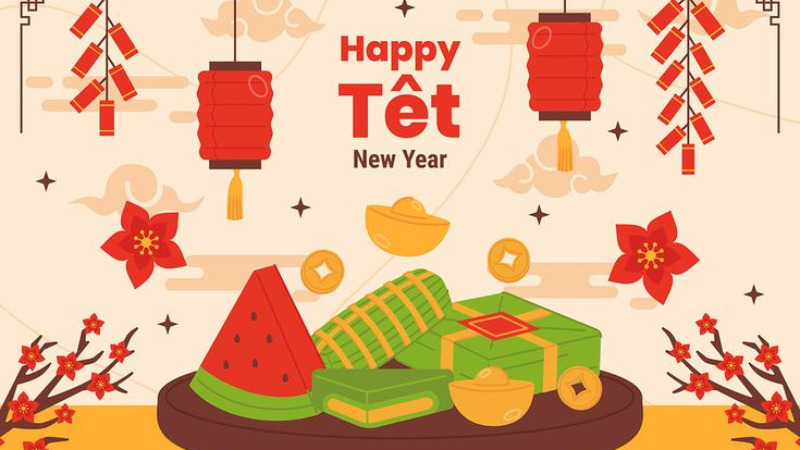 Hình nền máy tính Tết sung túc Hình nền máy tính Tết sung túc