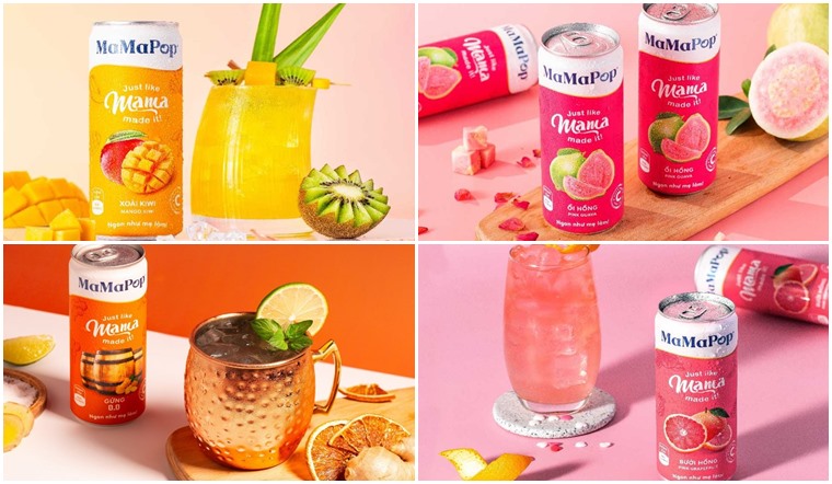 Nước trái cây Sparkling MaMaPop vị ngon như Mẹ làm, bạn đã thử?