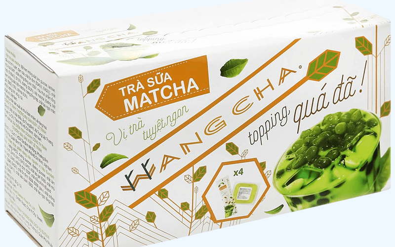  Trà sữa matcha hòa tan Wangcha