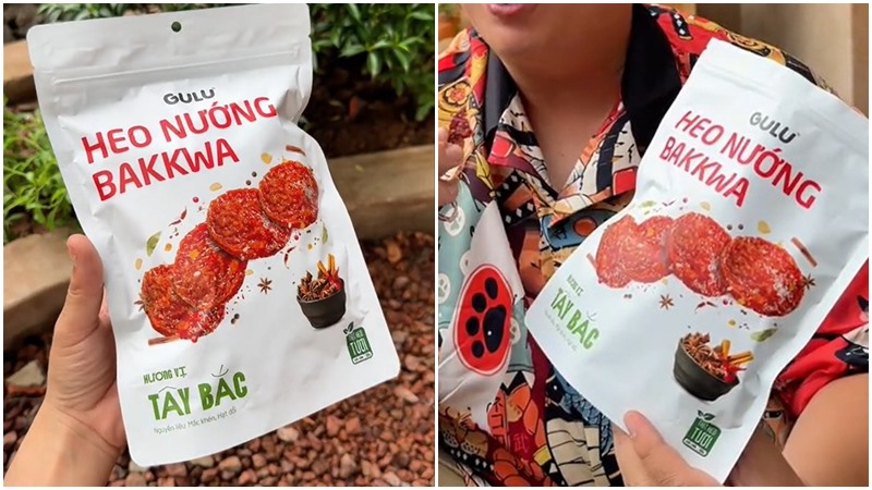 Thịt heo nướng Bakkwa vị Tây Bắc
