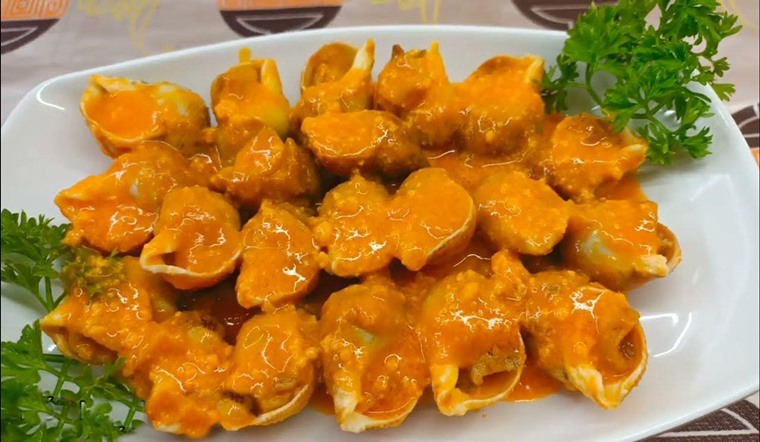 Cách làm ốc bulot sốt trứng muối béo ngon, ăn là ghiền