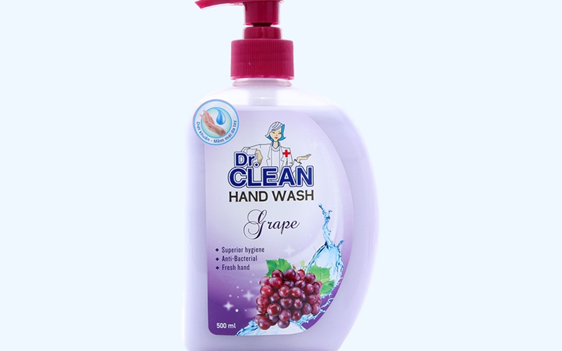 Nước rửa tay Dr.Clean hương nho