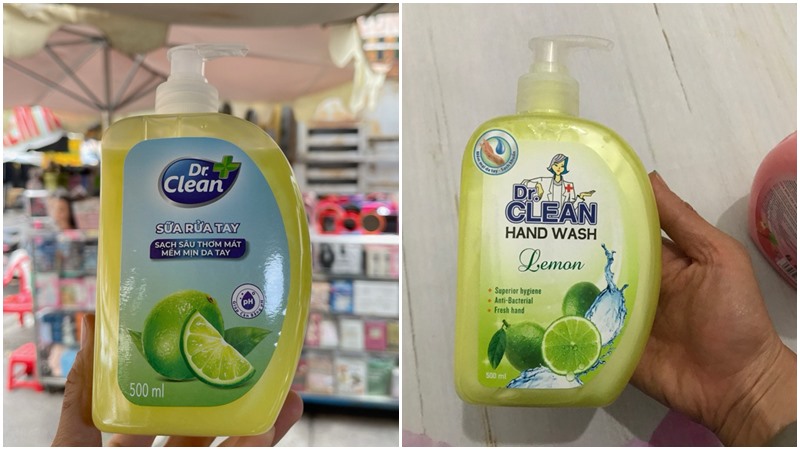 Nước rửa tay Dr.Clean hương chanh