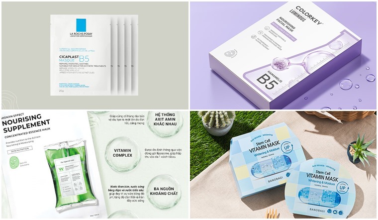 Mặt nạ B5 loại nào tốt nhất? 8 loại mặt nạ B5 cấp ẩm, phục hồi hiệu quả
