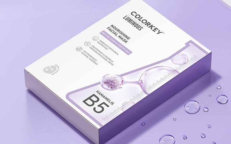 Mặt nạ Colorkey Luminous B5 dưỡng ẩm giảm mụn chiết xuất cây phỉ