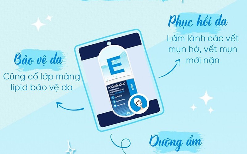 Mặt nạ Foodaholic vitamin E cấp ẩm, phục hồi da