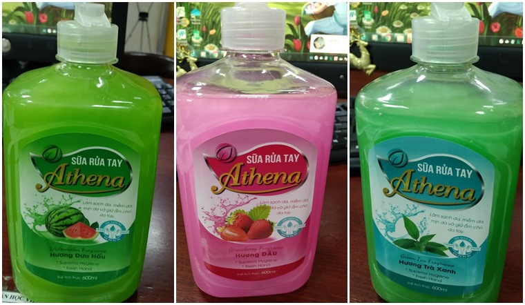 Nước rửa tay Athena có tốt không? Review chi tiết